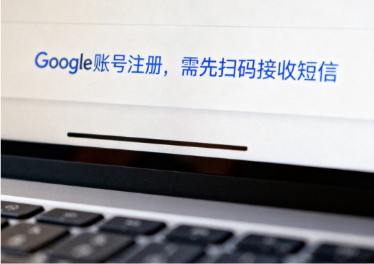 Google开始效仿微信账号注册，需先扫码再主动发送短信至Google才能注册